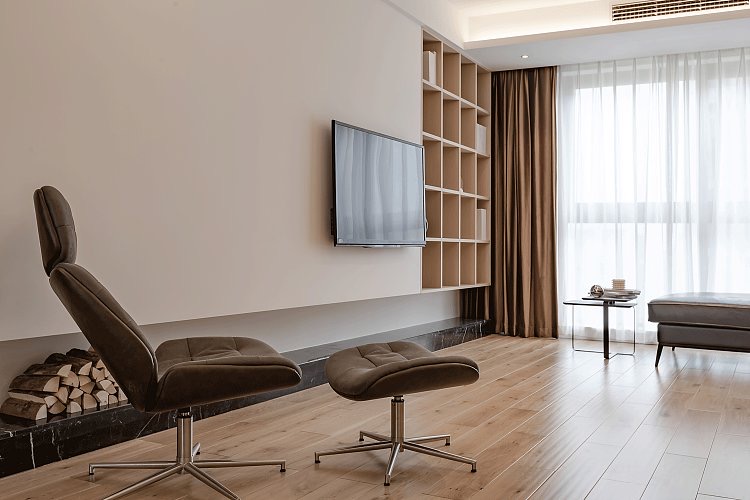 簡約大氣、陽光通透的客廳